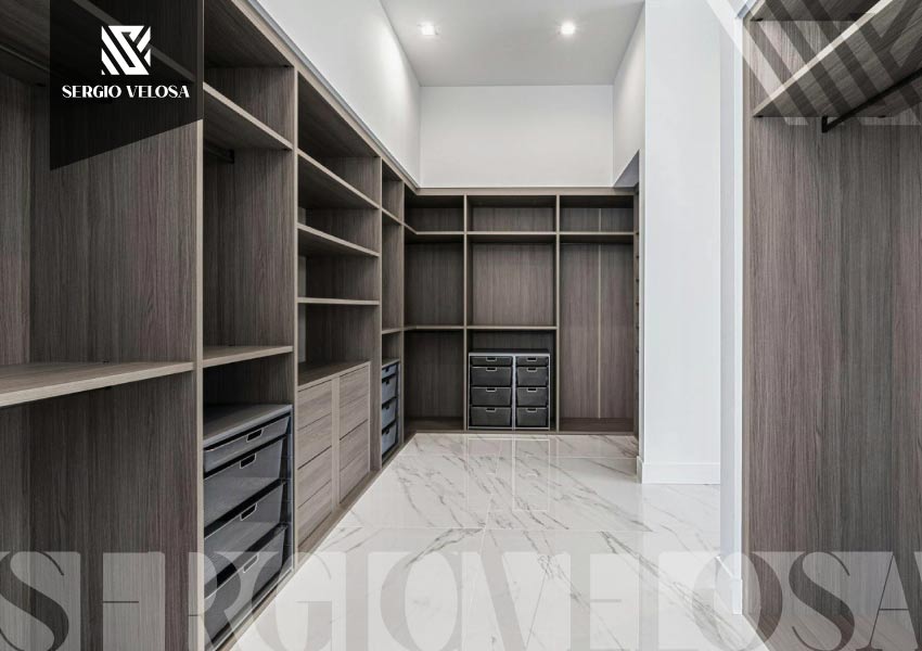 Closets y vestier a medida fabricados por Sergio Velosa en Bogotá